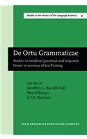 De  Ortu Grammaticae