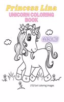 Princess Lina Unicorn Coloring Book