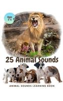 25 ANIMAL SOUNDS Learning Book