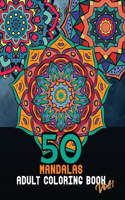 50 Mandalas adult coloring book Vol.1