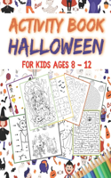 Halloween Activity Book For Kids Ages 8 - 12