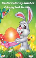 Easter Color By Number Coloring Book For Kids