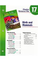 Holt Science & Technology Life Science Chapter 17 Resource File: Birds and Mammals