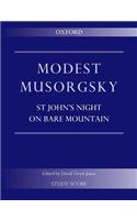 St John's Night on Bare Mountain: Study score