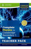 Complete Physics for Cambridge Secondary 1 Teacher Pack: For Cambridge Checkpoint and Beyond