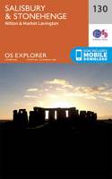 Salisbury and Stonehenge: (130 OS Explorer Map)