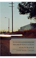 Higher Education as Ignorance