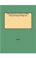 From Bremen to America in 1850