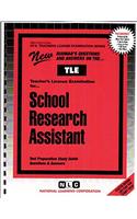 School Research Assistant: Passbooks Study Guide