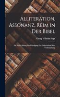 Alliteration, Assonanz, Reim in Der Bibel