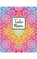 Teacher Lesson Planner: Undated Weekly Academic Plan Book For School Teachers