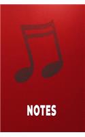 Notes: A page numbered, sheet music journal with table of contents