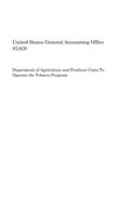 Department of Agriculture and Producer Costs to Operate the Tobacco Program