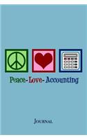 Peace Love Accounting Journal