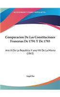Comparacion de Las Constituciones Francesas de 1791 y de 1793