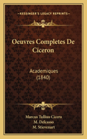 Oeuvres Completes De Ciceron