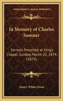 In Memory of Charles Sumner