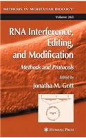 RNA Interference, Editing, and Modification: Methods and Protocols. Methods in Molecular Biology, Volume 265.