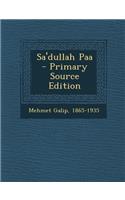 Sa'dullah Paa