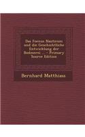 Das Foenus Nauticum Und Die Geschichtliche Entwicklung Der Bodmerei ...
