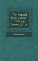 The Kimball Family News: (English)
