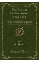 Die Familie Mendelssohn, 1729-1847, Vol. 1