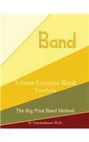 3-Note Exercise Book: Trombone