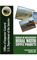 Program Assessment Rating Tool Progress Evaluation Bureau of Reclamation Rural Water Supply Projects