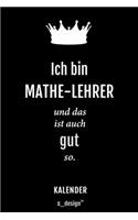 Kalender für Mathe-Lehrer