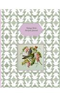Vintage Birds Dot Grid Journal