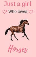 just a girl who loves horses