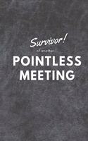 Survivor of another Pointless Meeting