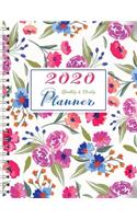 2020 Monthly And Weekly Planner