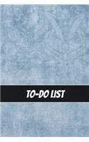 To Do List: Blue Background - Weekly Work Task Checklist - Daily Task Planner - To Do List Notebook - Agenda Notepad For Men, Women, Students & Kids