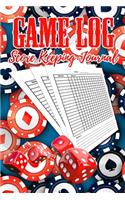 Game Log Score Keeping Journal