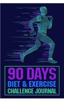 90 Days Diet & Exercise Challenge Journal: Daily Food and Exercise Journal to Help You Become the Best Version of Yourself 90 Days Meal Activity Tracker Fitness Cultivate Logbook Track Your E