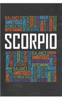 Scorpio: Composition Notebook For Scorpion Lovers - Journal for Writing - College Ruled Blank Lined Size 6" x 9" 110 Pages Gift for Holidays Present for Than