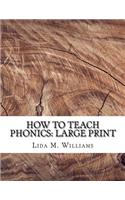 How to Teach Phonics
