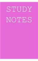 Study notes
