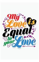 My Love is Equal Journal, Graph Paper