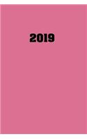 Kalender 2019 - A5 - Blasses Violettrot