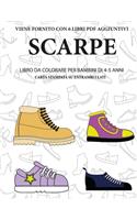 Libro da colorare per bambini di 4-5 anni (Scarpe)