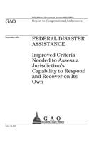 Federal disaster assistance