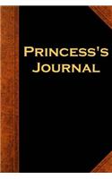 Princess's Journal Vintage Style: (Notebook, Diary, Blank Book)