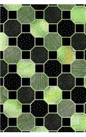 Bullet Journal Notebook Dotty Hexagon Pattern 4