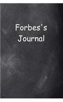 Forbes Personalized Name Journal Custom Name Gift Idea Forbes: (Notebook, Diary, Blank Book)