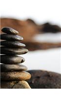 Rock Stack Lined Notebook Journal: 8.5 X 11 202 Lined Pages