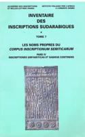 Les Noms Propres Du Corpus Inscriptionum Semiticarum, Pars IV. Inscriptiones Hymiariticas Et Sabaes Continens