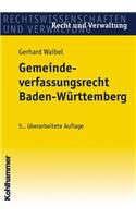 Gemeindeverfassungsrecht Baden-Wurttemberg