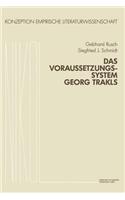 Voraussetzungssystem Georg Trakls